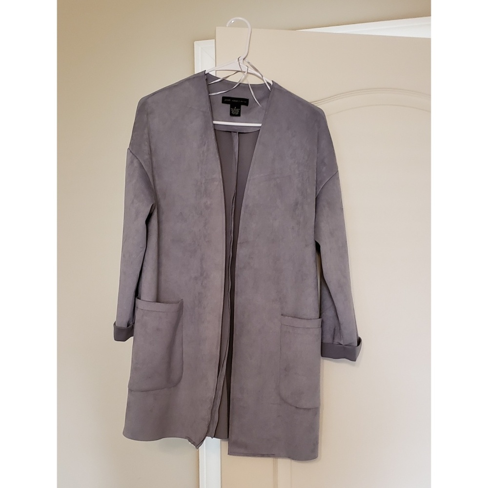 Joan Vass Faux Suede Jacket